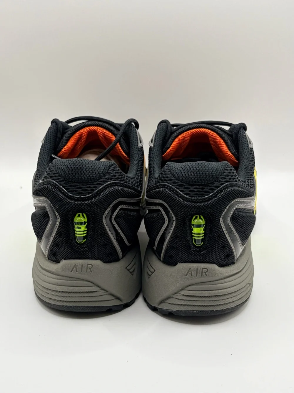 Nike Air Pegasus Wave with Neon Green and Bright Orange Panels